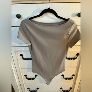Abercrombie & Fitch Taupe Bodysuit